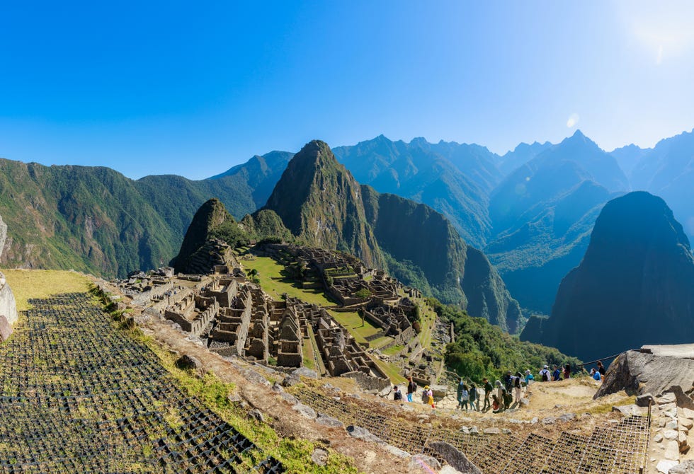 machu picchu is a 15th century inca site located 2,430 metres above sea level on a mountain ridge above the urubamba valley machu picchu was declared a peruvian historical sanctuary