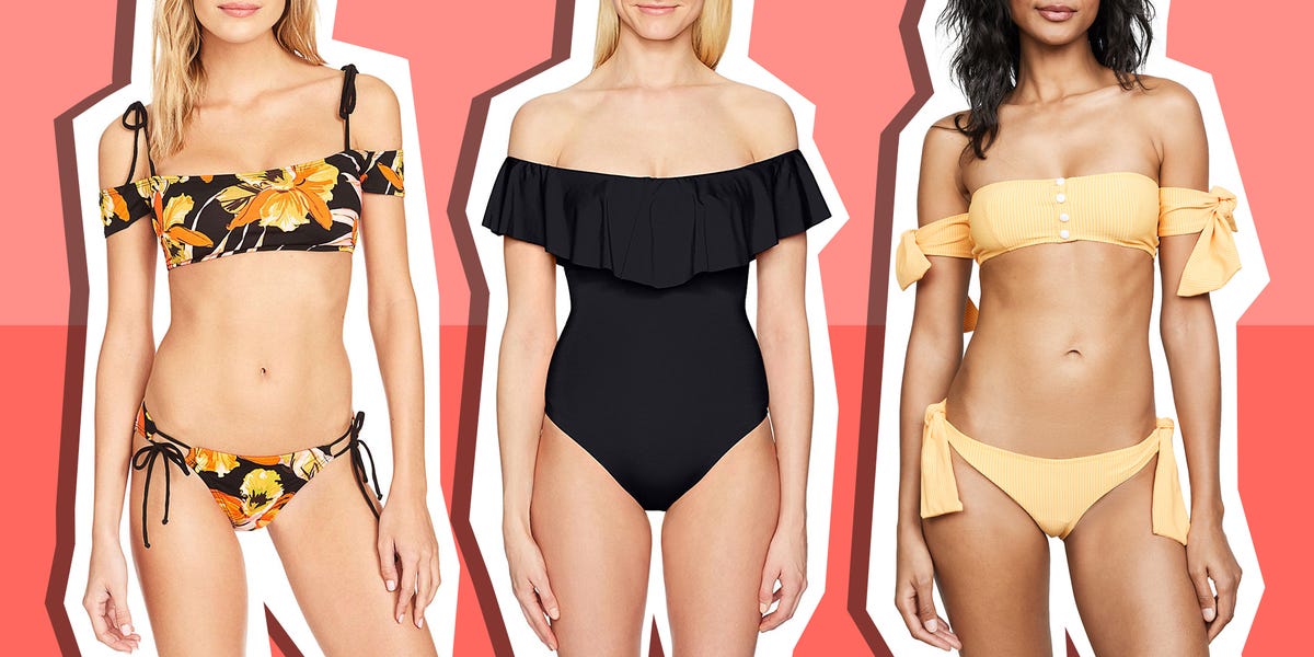 8 Best Off The Shoulder Swimsuits For 2018 Off The Shoulder Bikinis