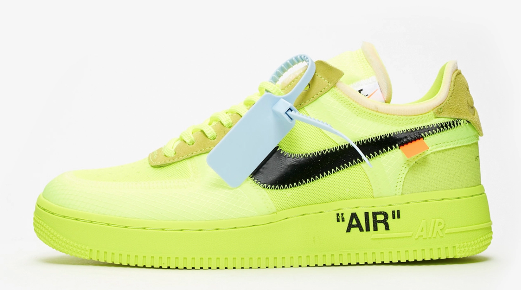 yellow and black air force 1 with zipper