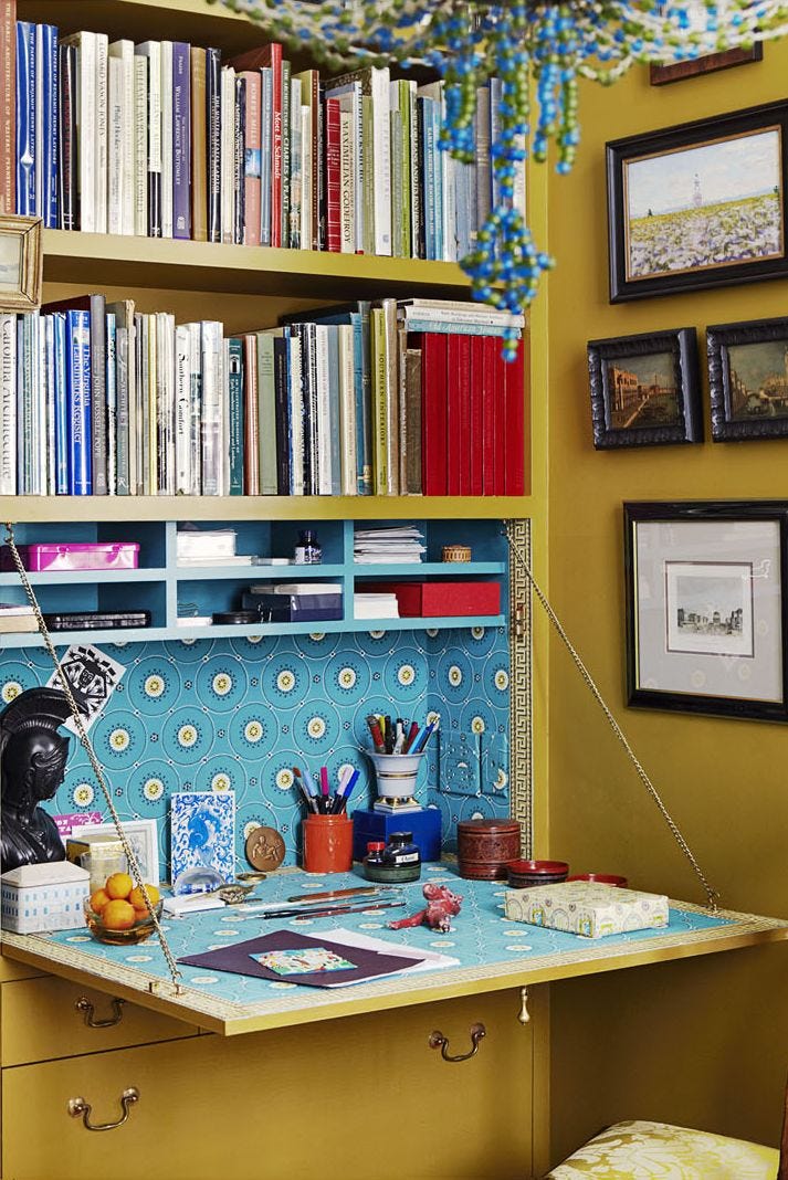 a book shelf with books