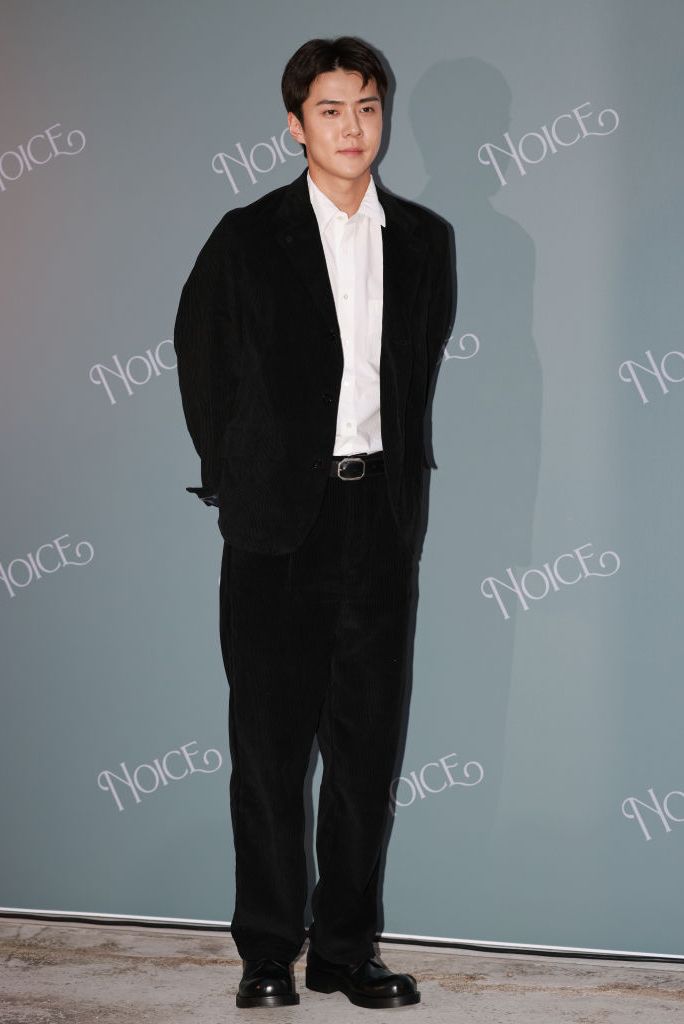 "noice" pop up store opening event in seoul photo call