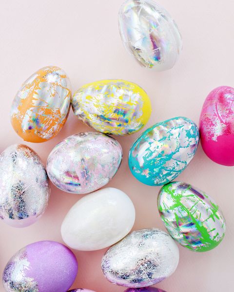 halogram foil easter eggs