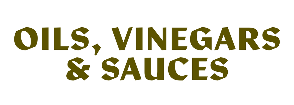 oils vinegars and sauces