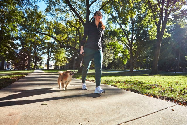 Pair your casual walking shoes with lightweight, breathable joggers and a fitted T-shirt.