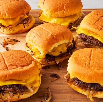 Oklahoma Fried Onion Burger cheeseburger with fried onions