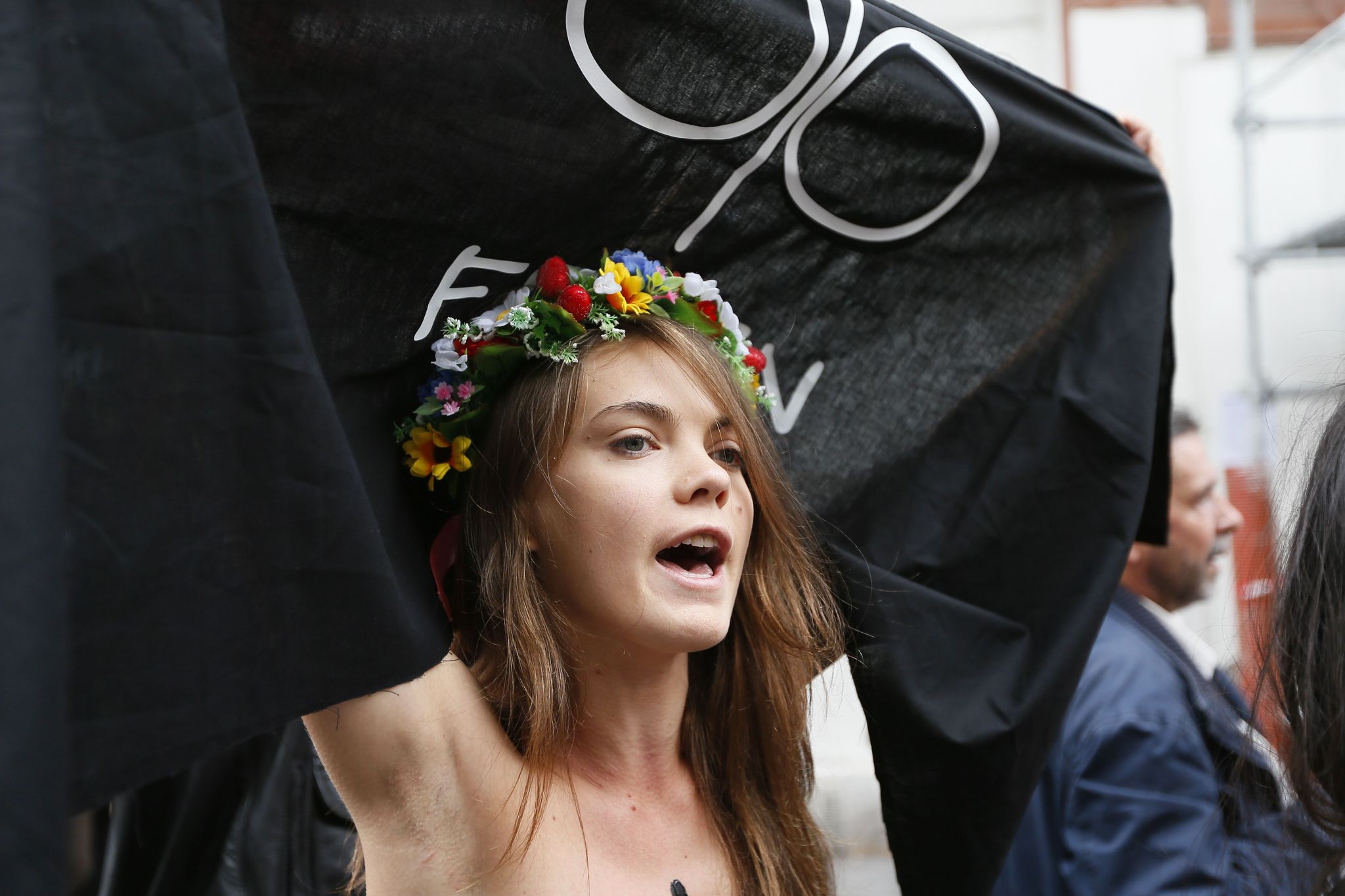 FRANCE-POLITICS-FEMEN-DEMO