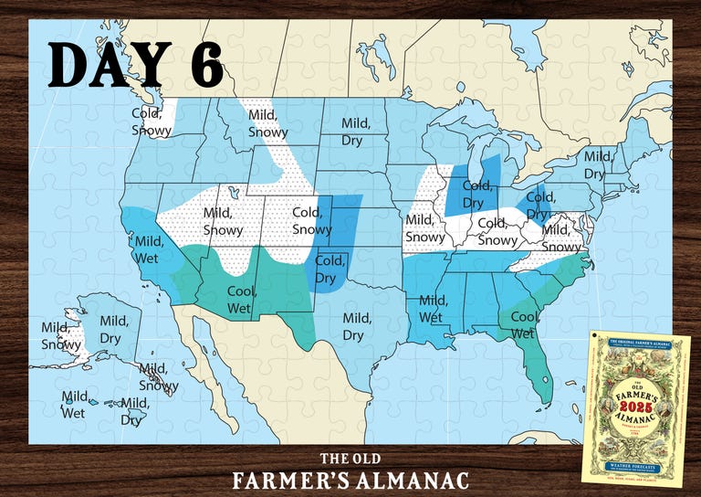 The 'Old Farmer’s Almanac' Winter 20242025 Predictions Are Here