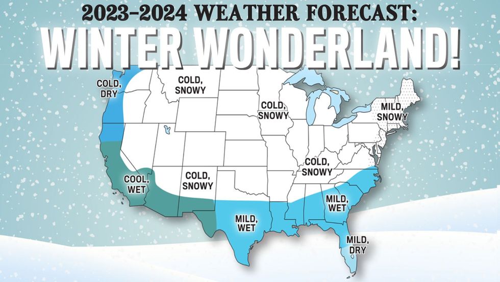 Old Farmer's Almanac Winter 20232024 Forecast and Predictions