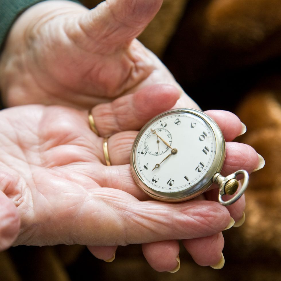 vintage items to borrow from grandma pocket watches