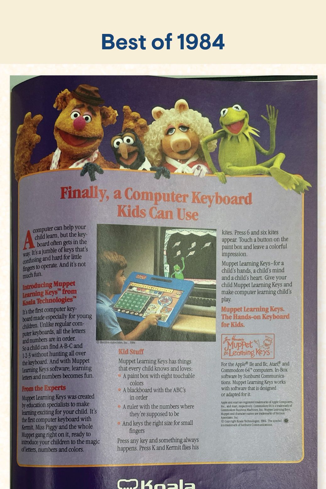 magazine ads for kids