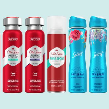 old spice and secret recall  benzene in deodorant sprays