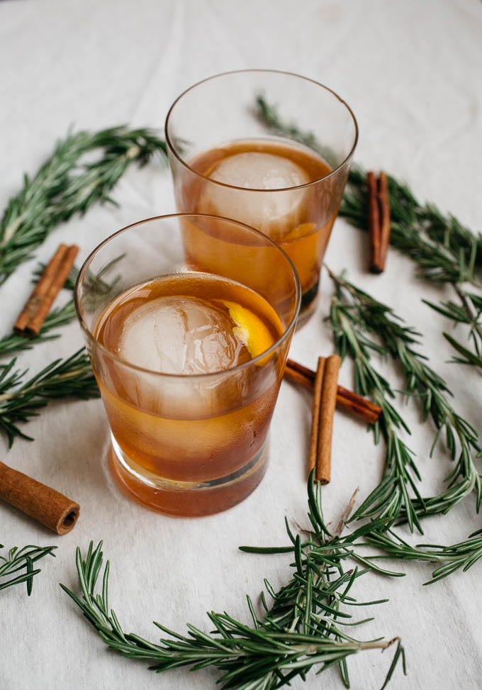 winter wedding cocktail