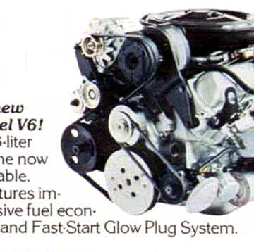 oldsmobile diesel v6 brochure page animated