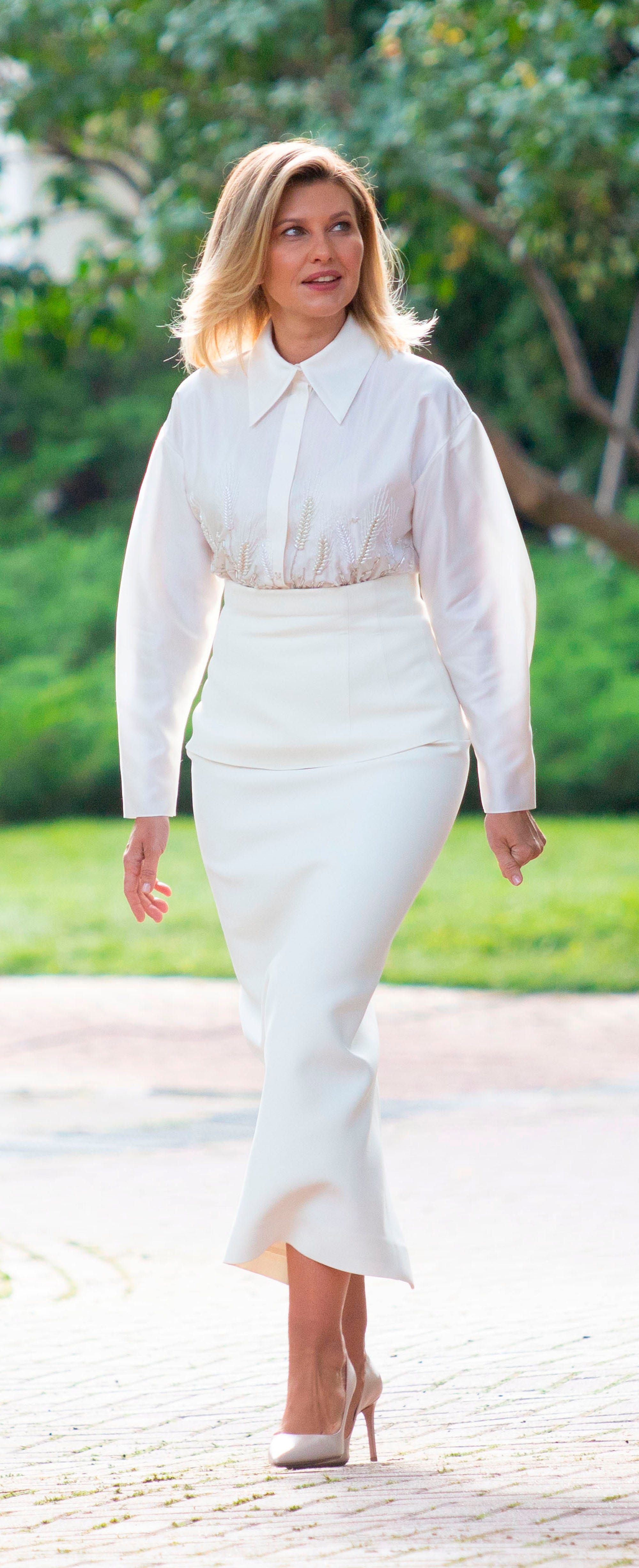 la esposa del presidente ucraniano es un ejemplo de estilo