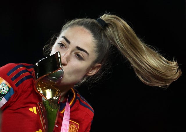 soccerplayer olga carmona during spain women v england women, fifa women's world cup, final, stadium australia, sydney, australia 20 aug 2023