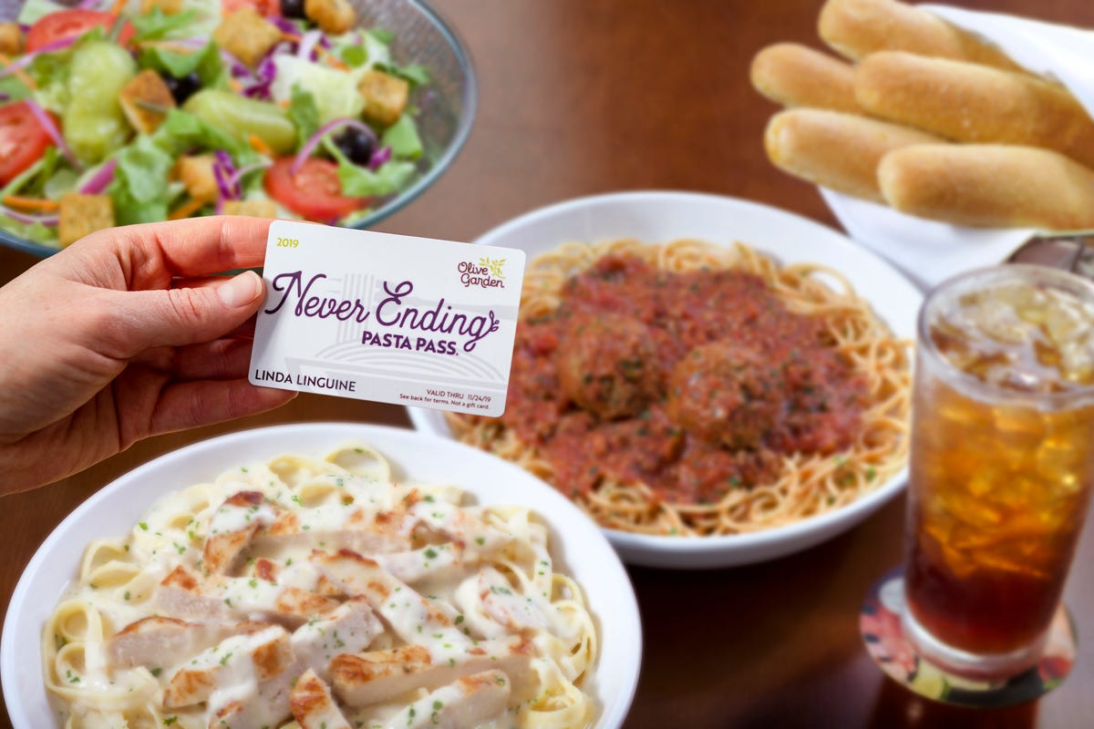 Olive Garden's Unlimited Pasta Pass Is Going On Sale August 15 - Pasta Pass  Twitter Reactions