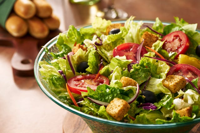 olive garden, olive garden salad