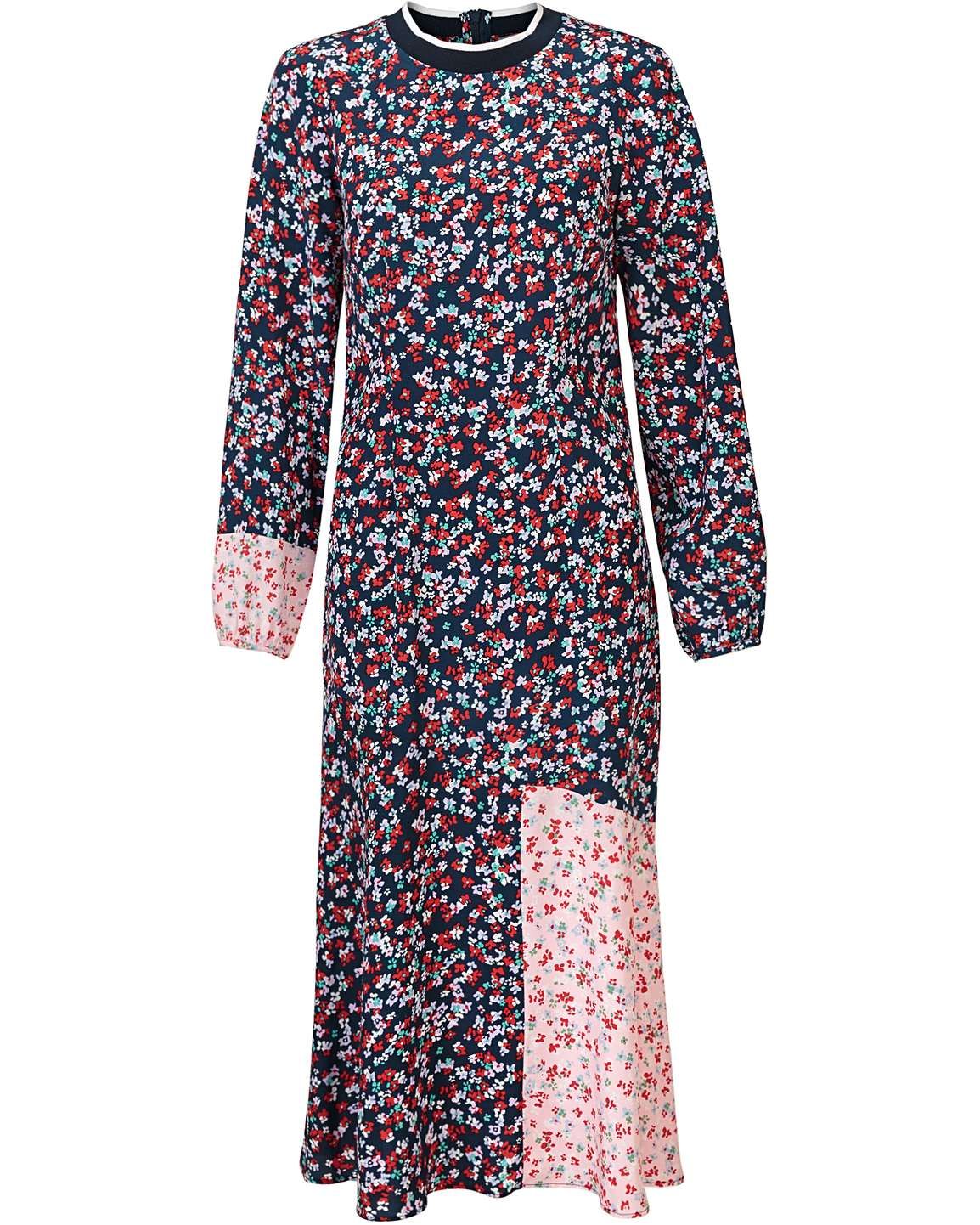 Oliver bonas red shop ditsy floral dress