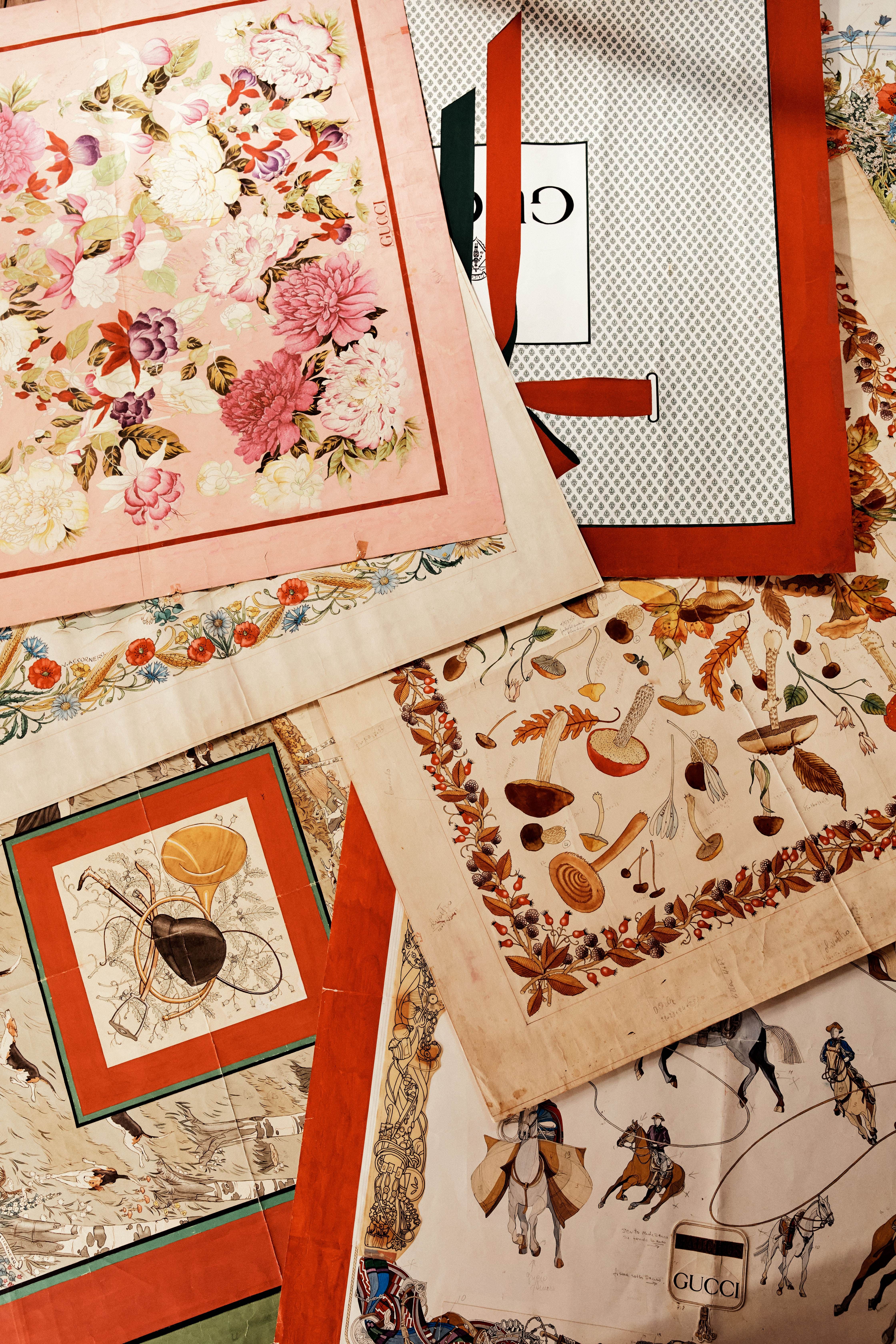 グッチがシルクスカーフに新たな芸術性をもたらす「The Art of