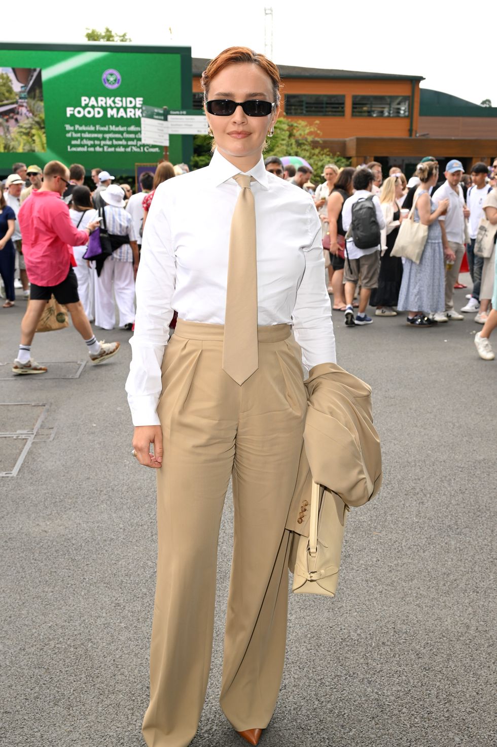 olivia cooke ralph lauren at wimbledon day 10