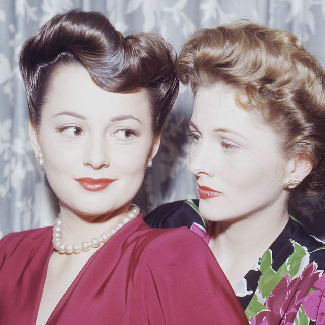 Olivia de Havilland and Joan Fontaine