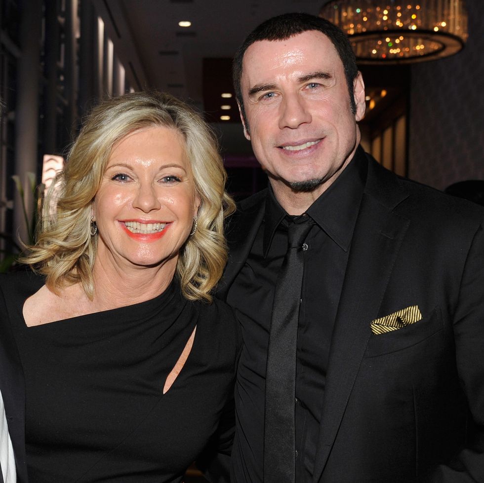 Olivia Newton-John and John Travolta at the G'day USA Black Tie Gala in 2013