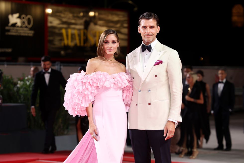 olivia palermo con vestido rosa en el festival de venecia 2023