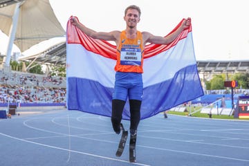 olivier hendriks bij het wk para atletiek in parijs in 2023