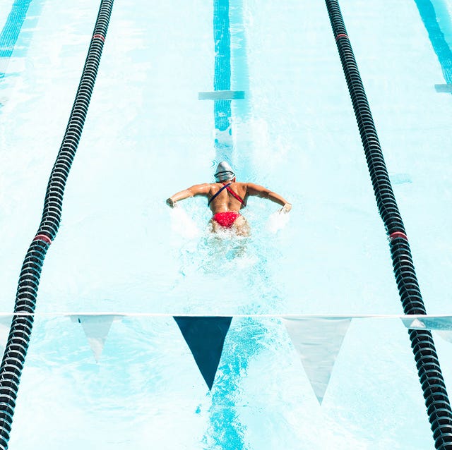swimmer in a pool swimmer in a pool