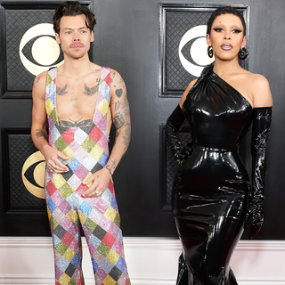 harry styles, doja cat, and kacey musgraves on the 2023 grammys red carpet