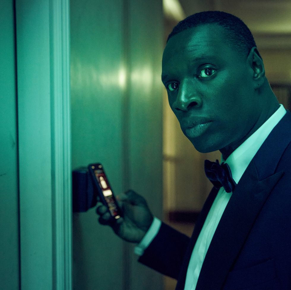 omar sy as assane diop, lupin part 2