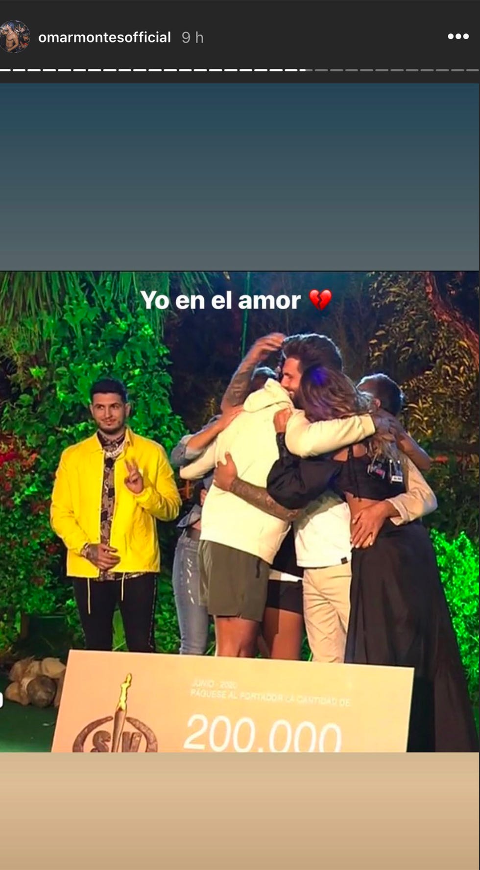 omar montes comparte las fotos de la polémica fiesta tras la final de 'supervivientes'