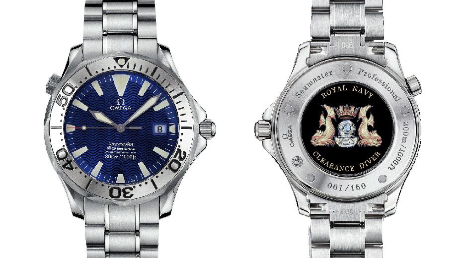 The many watches of the Royal Navy Clearance Divers including a