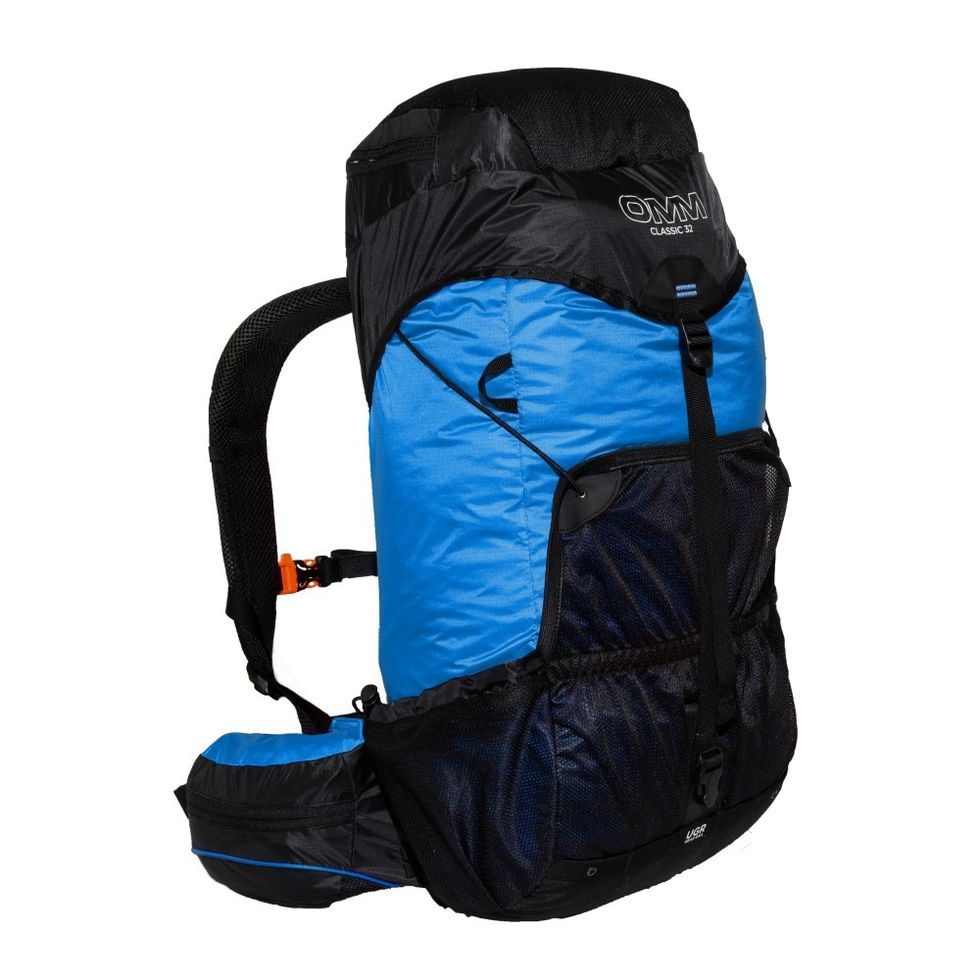 Backpack, Product, Bag, Blue, Hiking equipment, Luggage and bags, Cobalt blue, Backpacking, Electric blue, Adventure, 