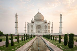 Tourism At The Taj Mahal In Agra