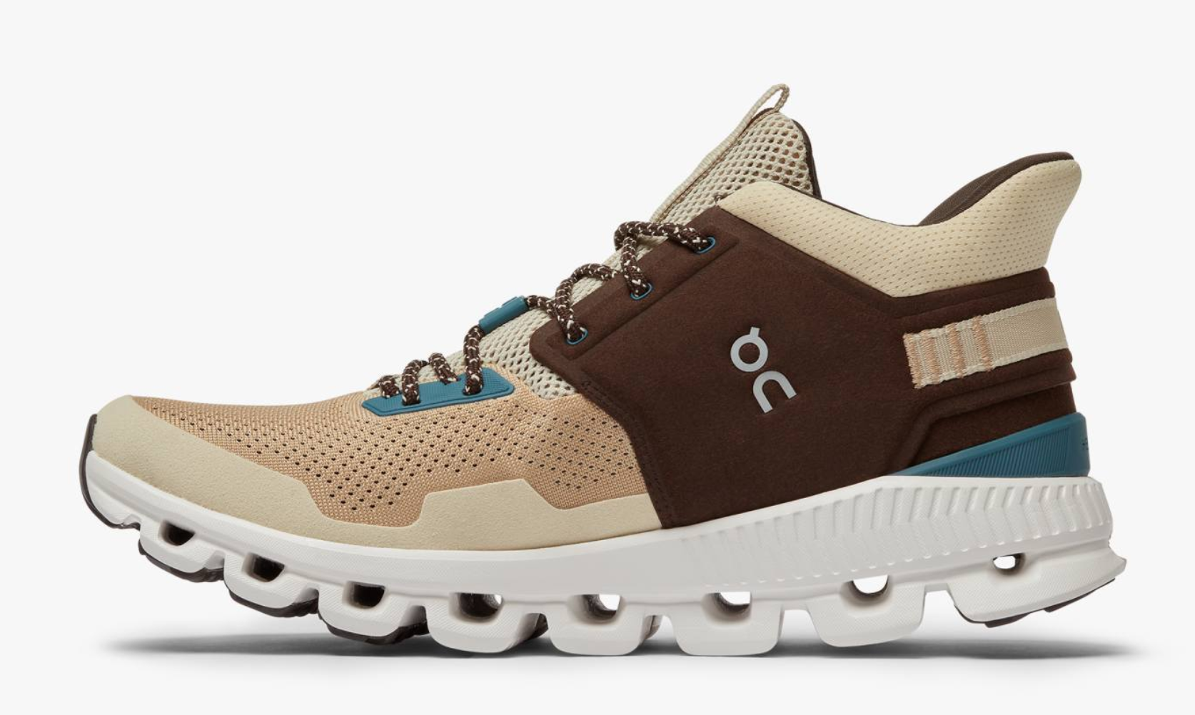 Shoe, Footwear, Outdoor shoe, White, Brown, Product, Walking shoe, Hiking shoe, Beige, Sneakers, 