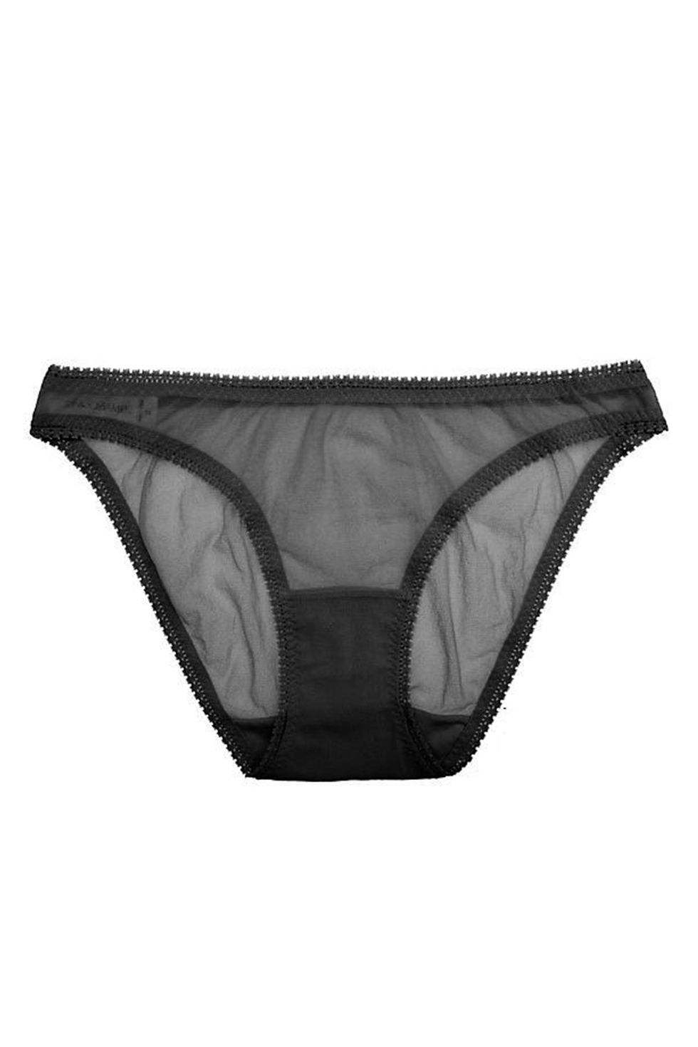 Gossamer Mesh Boyshort Underwear - Black