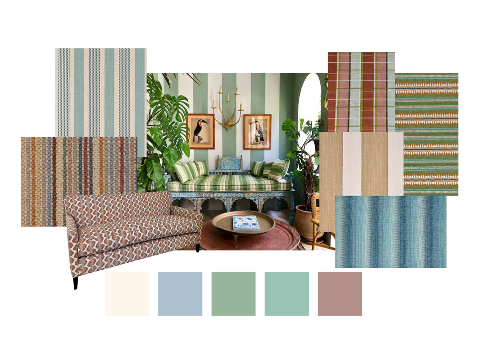 on parade mood board