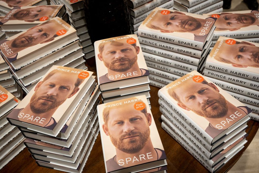 prince harry's book publication day in london