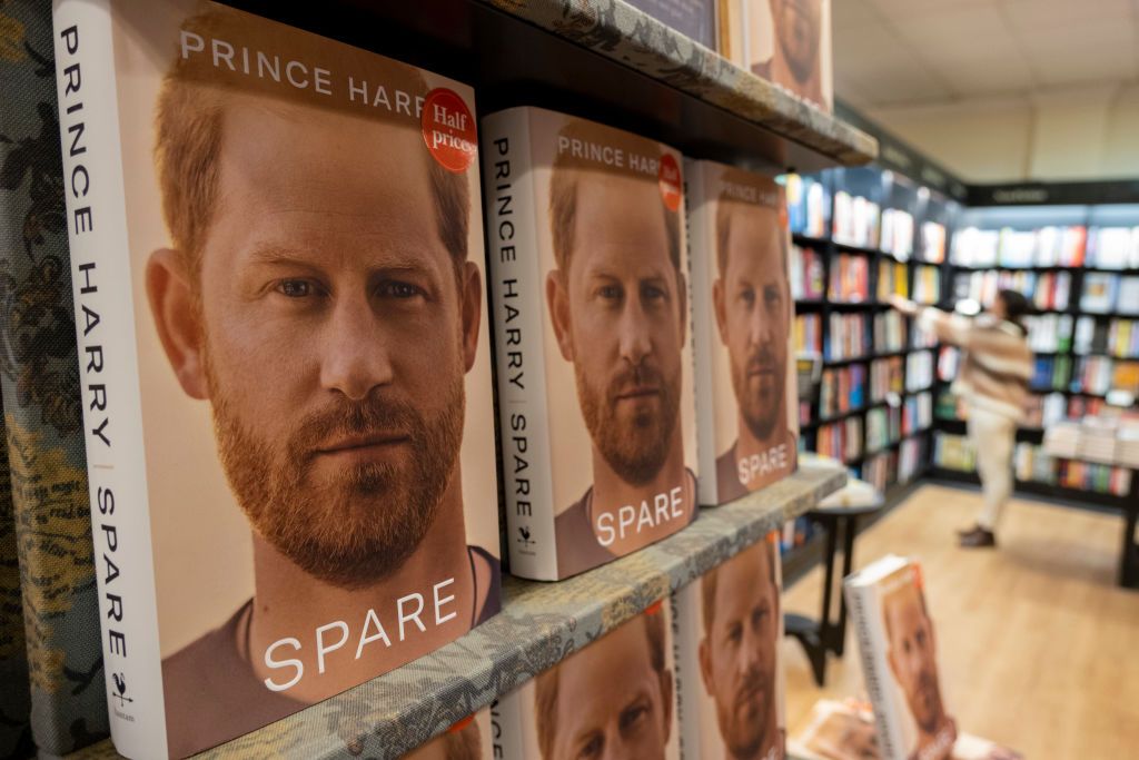 publication day for prince harry book spare in london