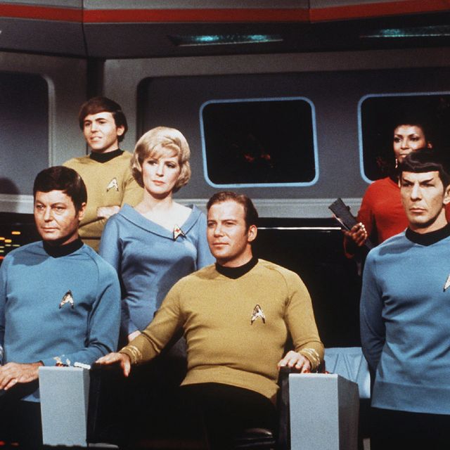 On the set of the TV series Star Trek