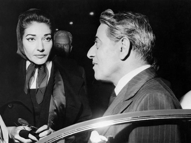 Onassis e Maria Callas
