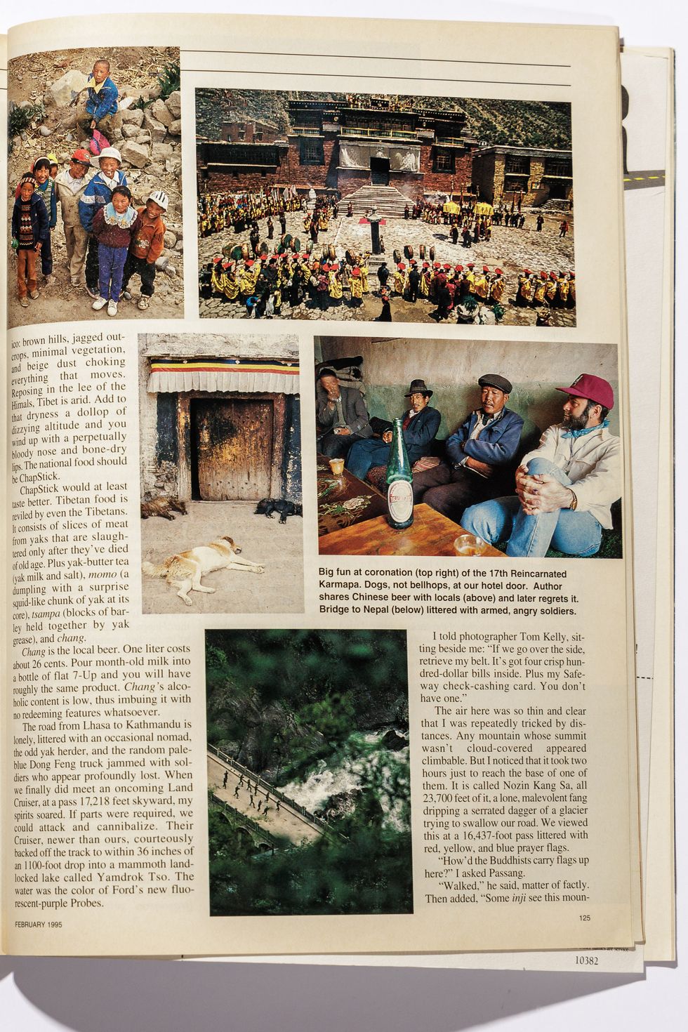 car and driver, february 1995 one lap of everest