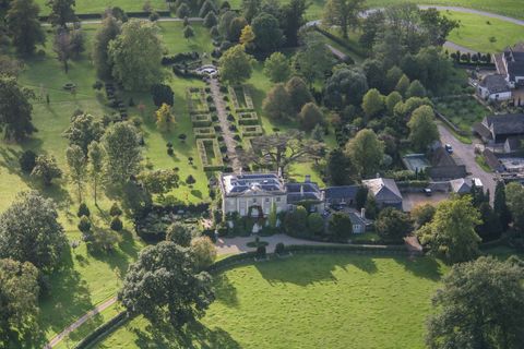 aerial view of highgrove house