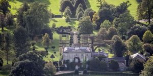 aerial view of highgrove, home of charles, prince of wales
