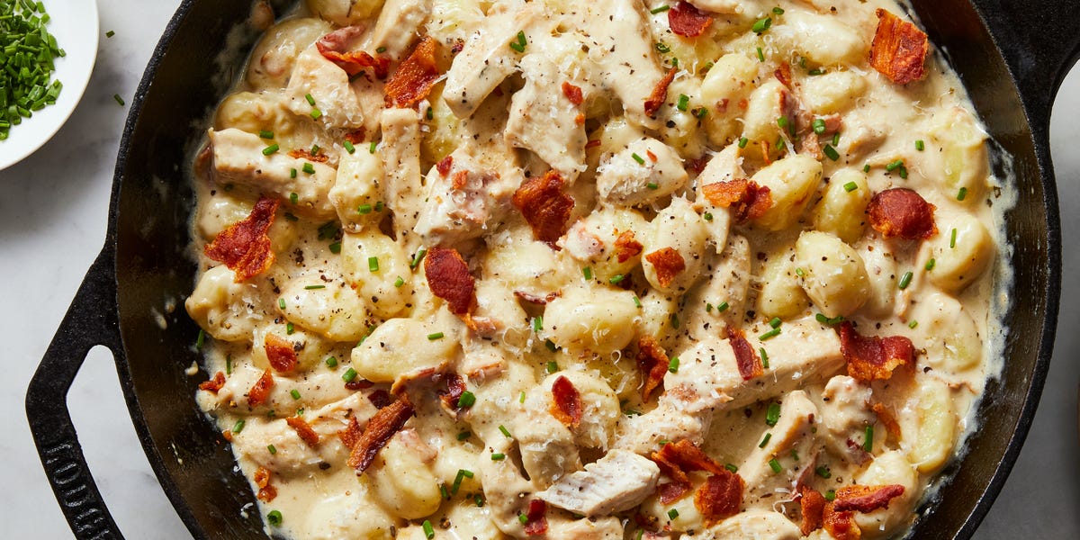 preview for One-Pan Chicken Bacon Gnocchi Has All Of Our Favorite Things