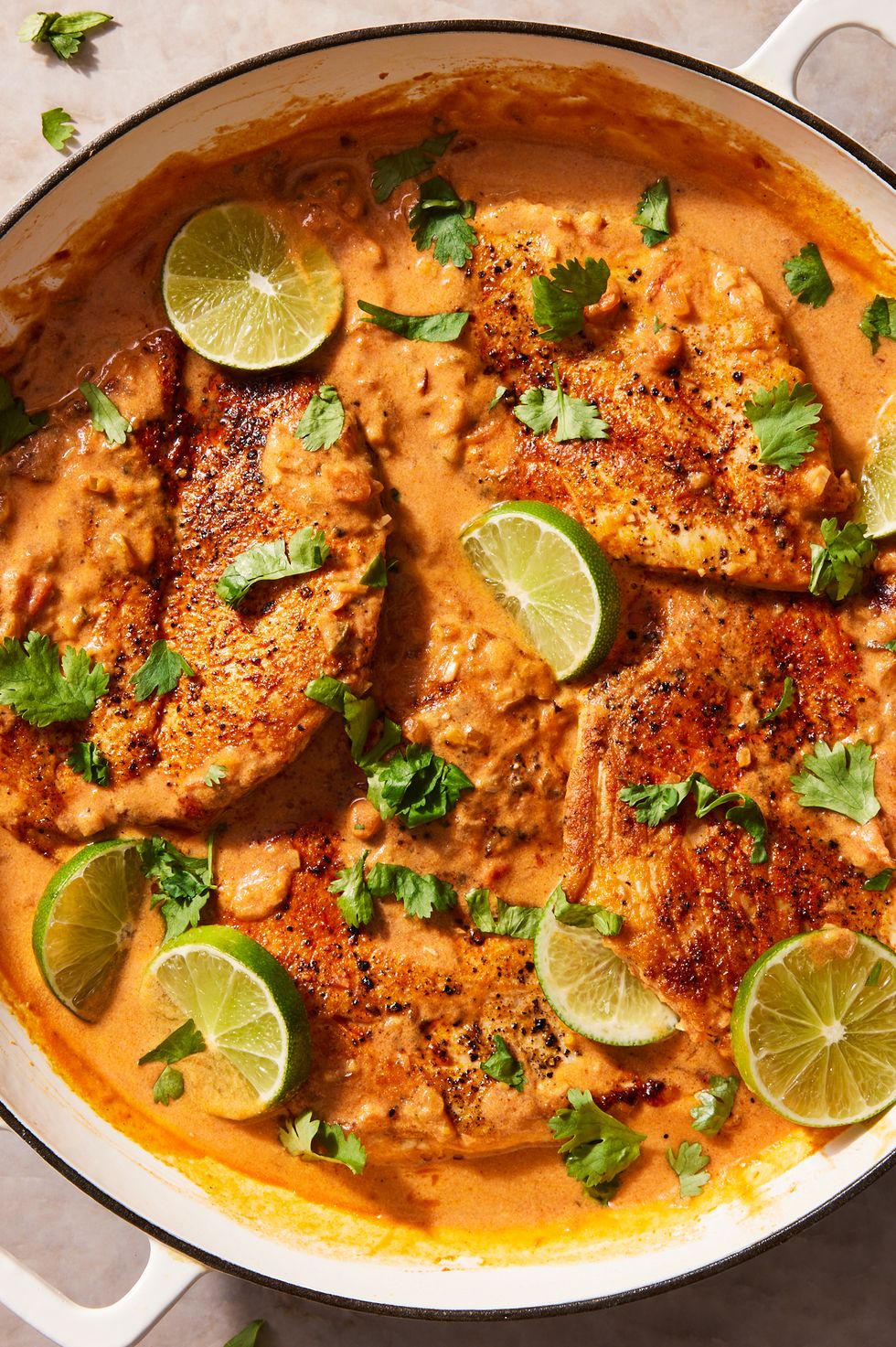 one pan coconut lime chicken