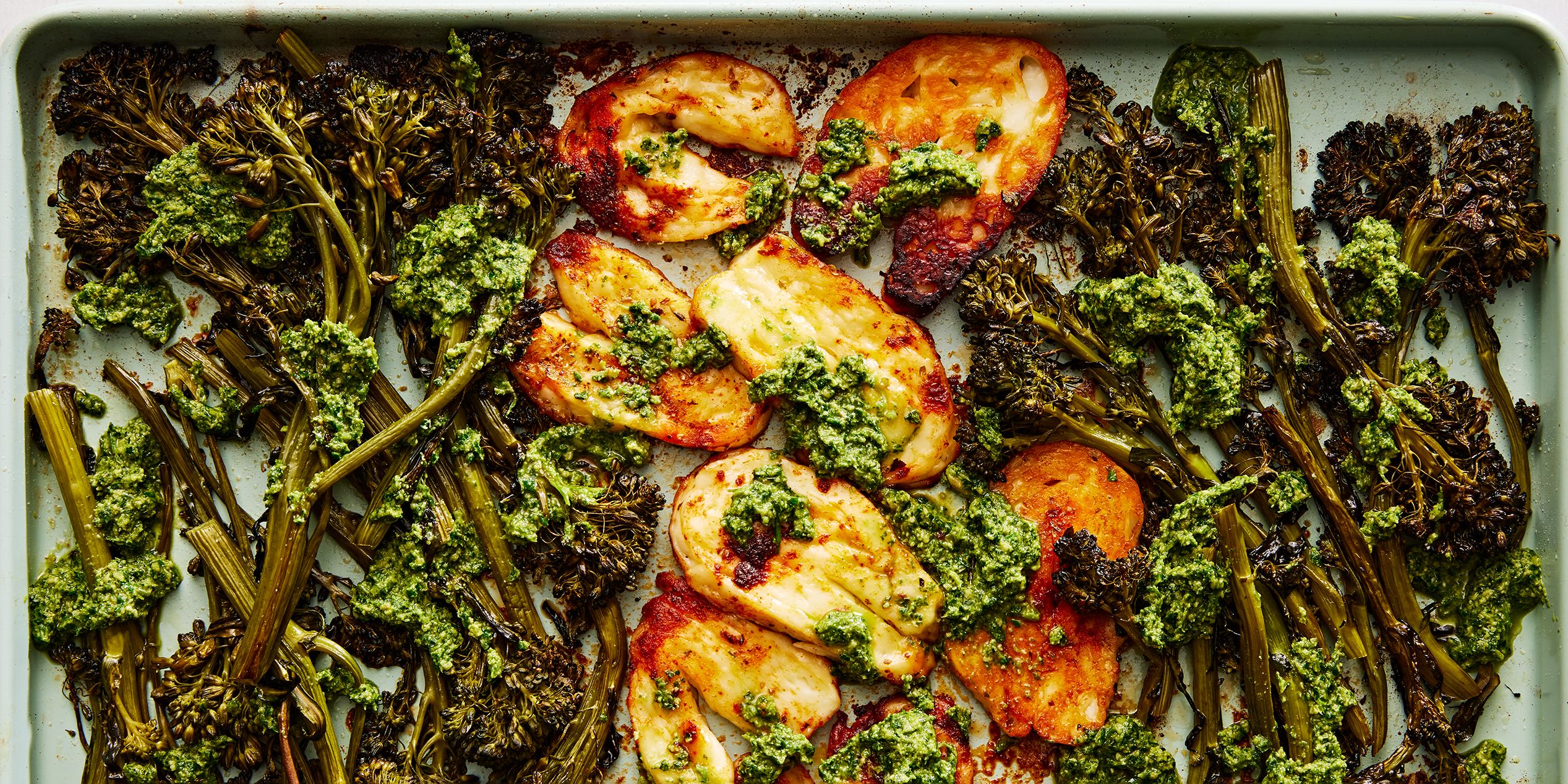 Best Sheet-Pan Roasted Halloumi & Broccolini Recipe - How To Make ...