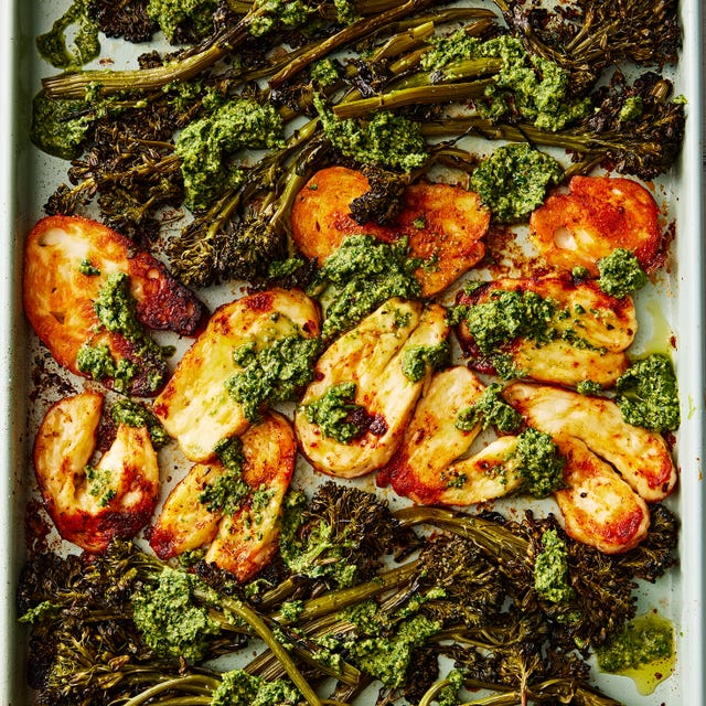 Best Sheet-Pan Roasted Halloumi & Broccolini Recipe - How To Make ...