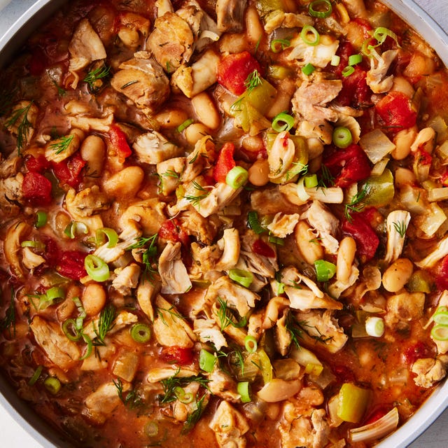 Best Greek Chicken Chili Recipe - How To Make Greek Chicken Chili